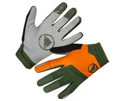 Cykelhandskar Endura Singletrack Windproof Orange